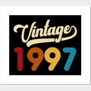 1997 Vintage Gift 23rd Birthday Retro Style Posters and Art